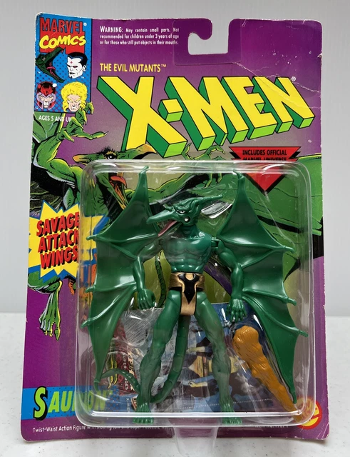Toy Biz Marvel Comics The Evil Mutants X-Men Sauron Action Figure Attack Wings
