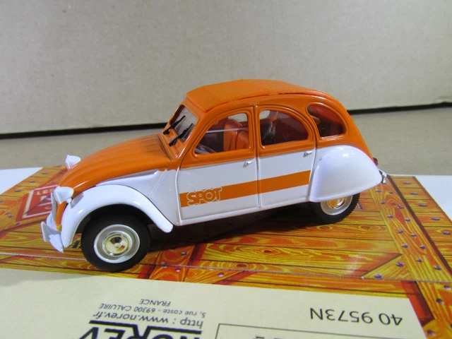 CITROËN 2CV 6 Orange 1975 - NOREV 1/43