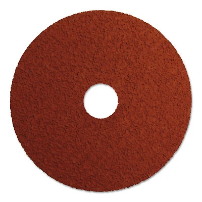 Tiger Ceramic Resin Fiber Discs, 4 1/2 in Dia, 7/8 in Arbor, 36 Grit, 25/Box