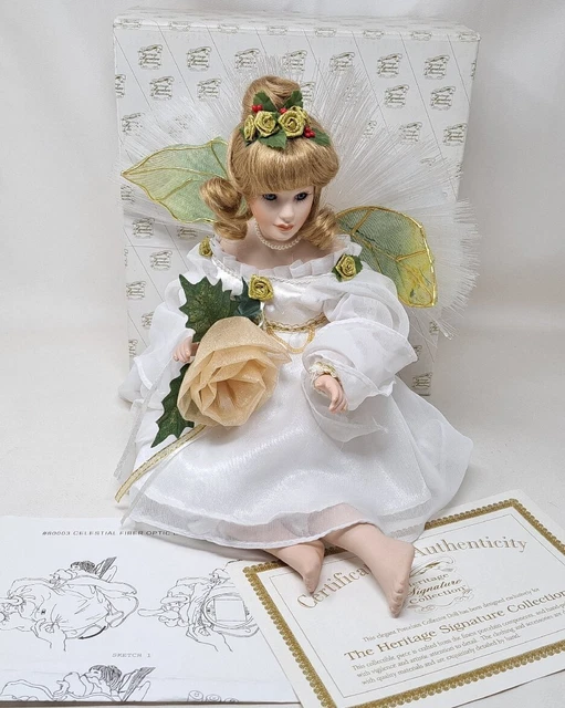 2009 PORCELAIN ANGEL Doll Heritage Signature Collection 23.75
