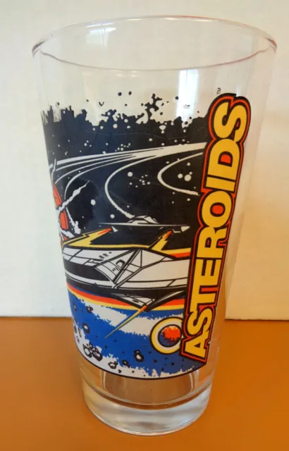 Atari 2009 Collectible Large Pint Drinking Glass -- Asteroids