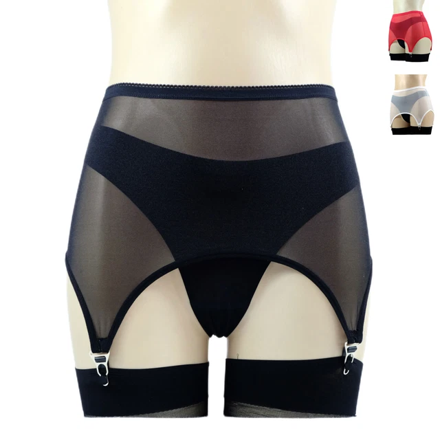 High Waist Garter Belt Alacki Women's Suspender Belt - 4-Strap High-Waist  Garter With Lace Edge | Adjustable & Slimming Garter Belts For Women