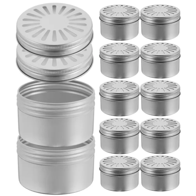Caja de aluminio recargable con tapa para aromas