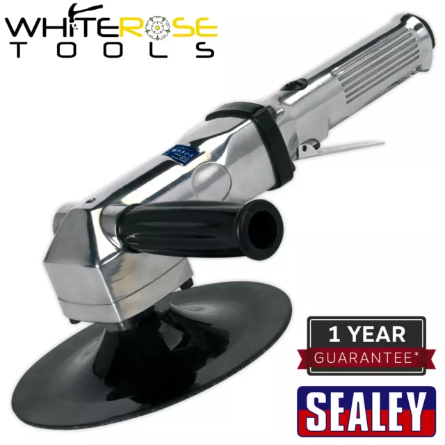 Sealey Lucidatore ad aria Ø180 mm 2500 giri/min Strumento ad aria officina composizione lucidatura