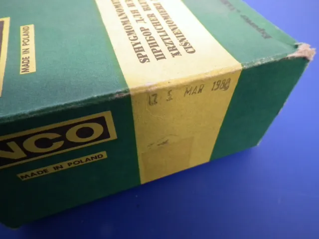 alter Ärztlicher Blutdruckmesser DDR damals Importware aus Polen in OVP Vintage 8