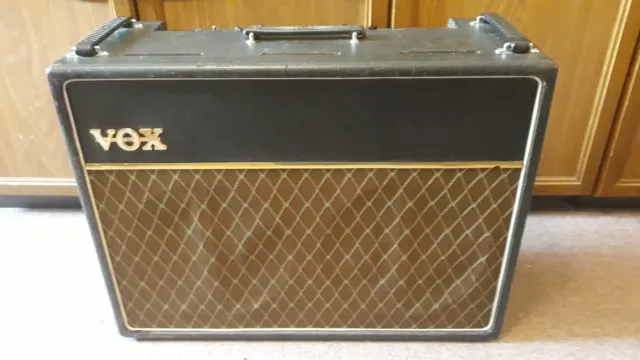 Vox AC30 guitar amplifier circa 1963