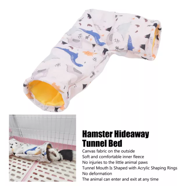 Small Pet Hideaway Tube Prevent Deformation Hamster Tunnel For Sugar Glider