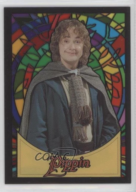 2006 Topps Lord of the Rings Evolution Stained Glass Pippin #S9 a4e