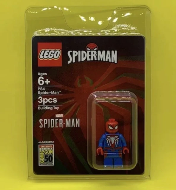 Lego 2019 Marvel Ps4 Spiderman Exclusive Cas 95 Not Afa Sdcc Very Rare! Lego 2019 Marvel Ps4 Spiderman Exclusive Cas 95 Not Afa Sdcc Very Rare!