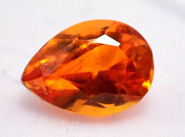 Zafiro naranja natural de Ceilán, 2,95 ct, piedra preciosa suelta...