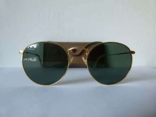 Ray Ban W0976 Sonnenbrille Bausch & Lomb Usa Vintage Round Arista Classic Metals