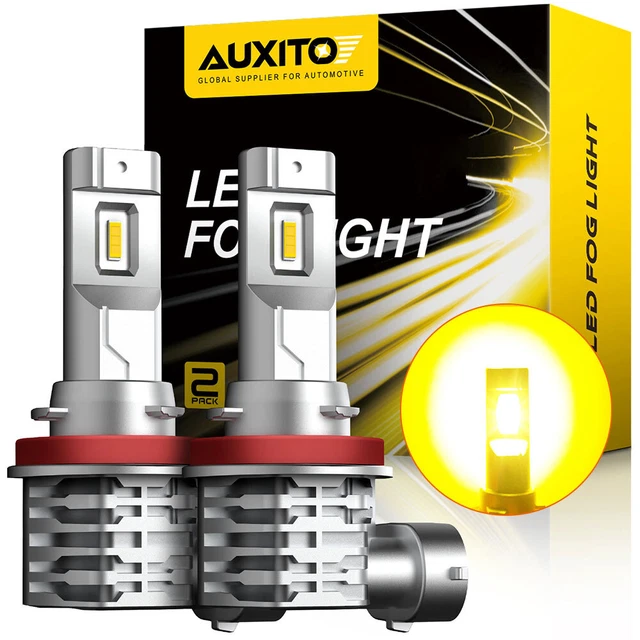 2X AUXITO H8 H11 H9 Fog Light Golden yellow Super Bright LED Driving Bulb M4