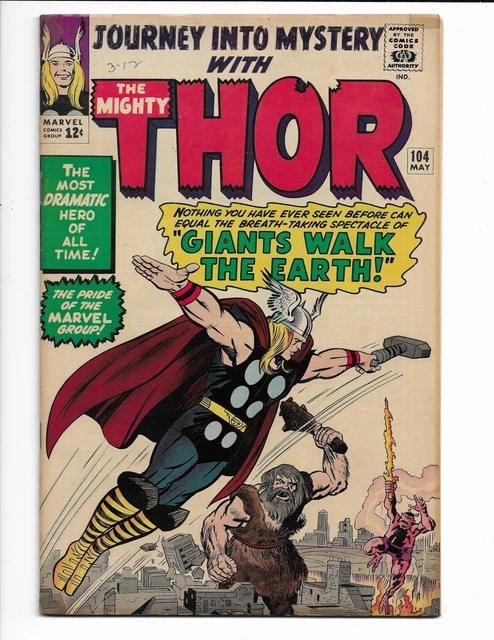 Journey Into Mystery 104 - Vg+ 4.5 - 2Nd Appearance Of Enchantress (1964)