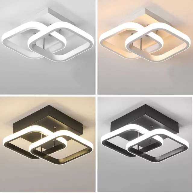 LED Ceiling Light Lights Dining Room Bedroom Aisle Pendant Lamp Square Round