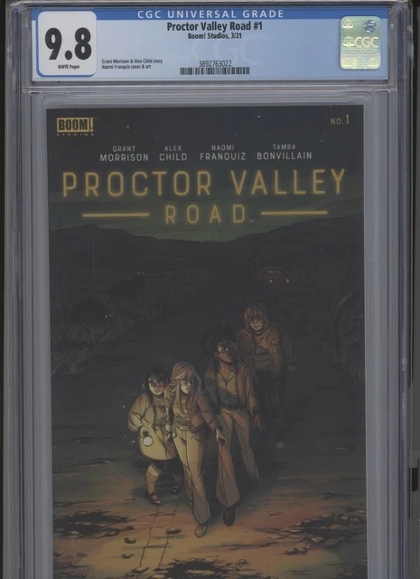 Proctor Valley Road #1 Mt 9.8 Cgc White Pages Morrison Story Franquiz Cover Art