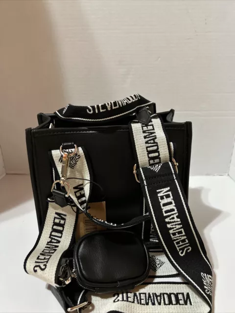 NWT STEVE MADDEN Bwebberp Satchel Crossbody Bag W Air Pod Case