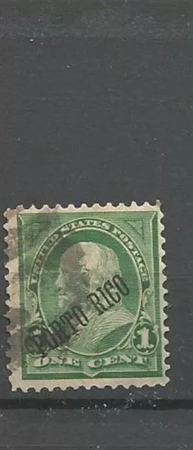 U S Postage USA Benjamin Franklin with Imprint Porto Rico Stamps Sellos Timbres