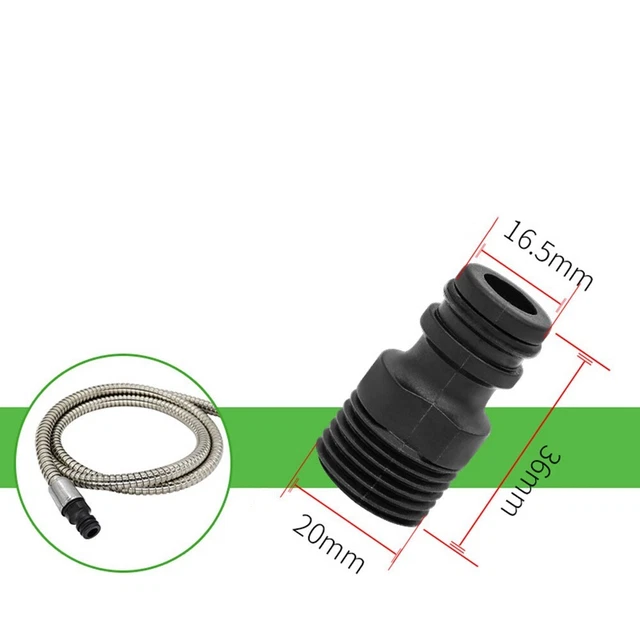 2PC 1/2 BSP Threaded Tap Adaptor Garden Water Hose Quick Pipe Connector AU FAST