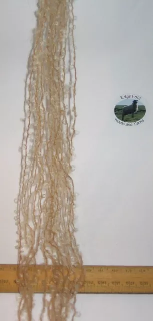 45m 15 x 3m Fawn Light Brown Pack 78% Mohair Small Loop wool Doll Hair Weaving 2