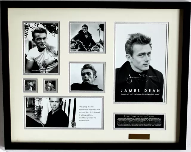 New James Dean Signed Limited Edition Memorabilia Framed