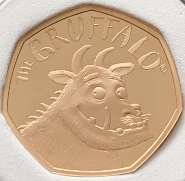 2019 The Gruffalo UK 50p goldsichere Münze 2