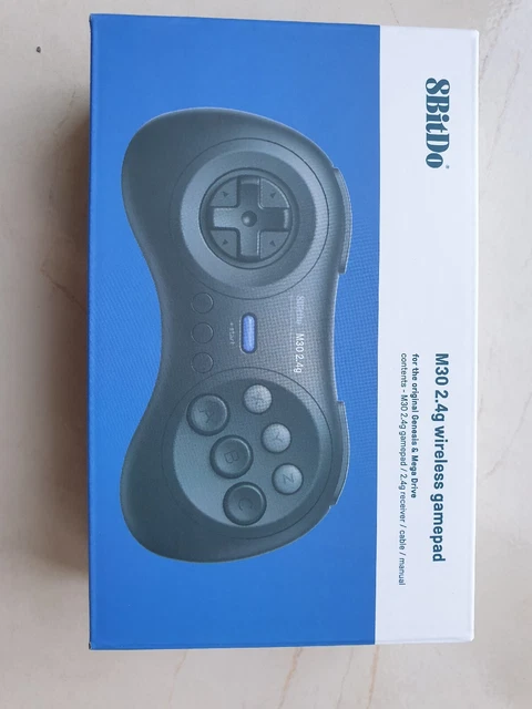 8Bitdo M30 Manette Sans Fil pour Sega Megadrive