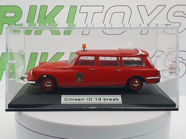 Citroën ID 19 Break White And Red With RADIO TELE LUXEMBOURG Rtl Sous Blister