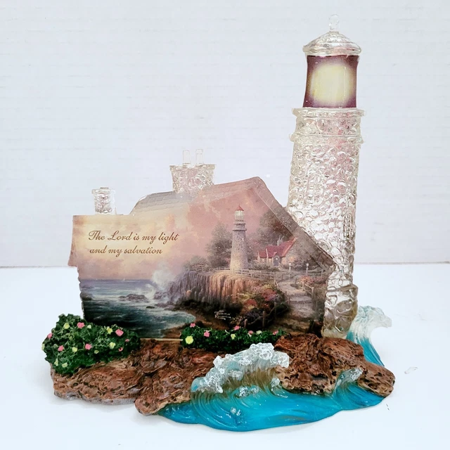 Thomas Kinkade Beacon of Light Collection The Light of Peace Lighthouse Hamilton