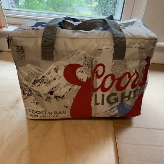 COORS LIGHT 2006 NFL Beer Case Cooler Bag w Handle Strap Empty