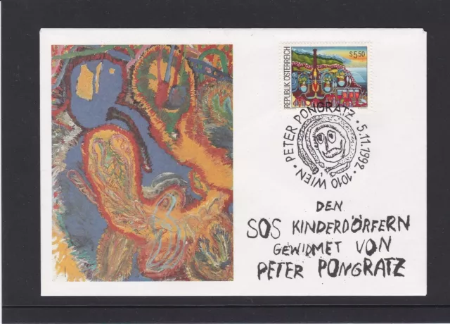 SOS Kinderdorf Kunst Maler Bühnenbildner Peter Pongratz 1992