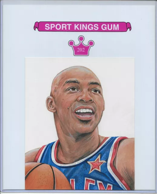 19 Sport Kings Originals Art Masterpiece 1/1 HOF CURLY NEAL Harlem Globetrotters