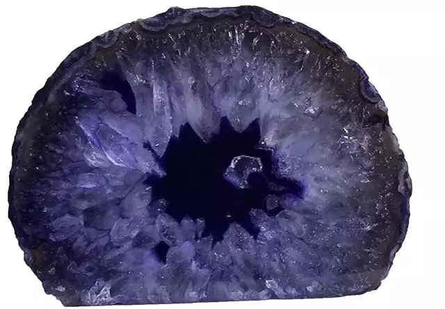 Achatgeode Amethyst  Druse Kristall Edelstein Achat Geode Bergkristall Quarz