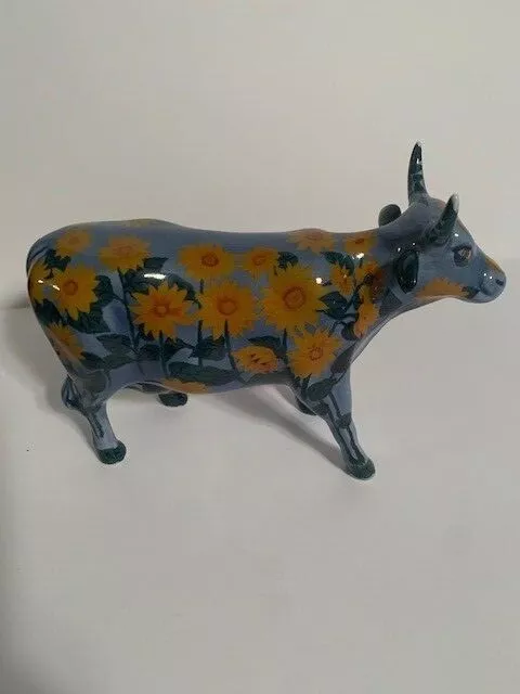 Moo-nay's Garden - #9186 2001 Cow Parade Collectible - Westland Giftware