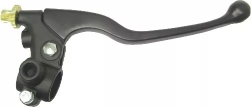 Right Hand Lever Assembly, Black with 10mm Mirror Boss. Fits 7/8" Handlebars.