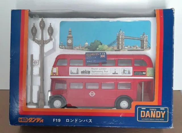 Tomica Dandy F19 AEC Double Decker London Bus -Scale 1:43 -Boxed