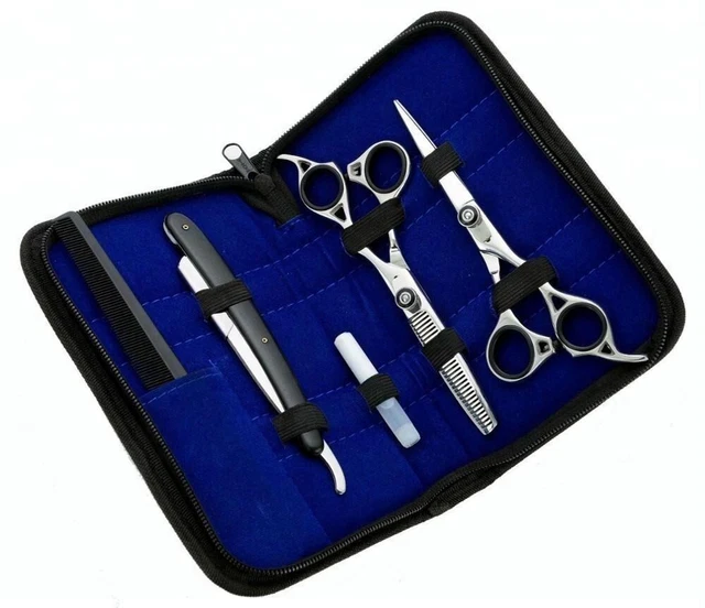 Salon Hair Cutting Thinning Scissors Barber Shears Hairdressing Kit Set Tools