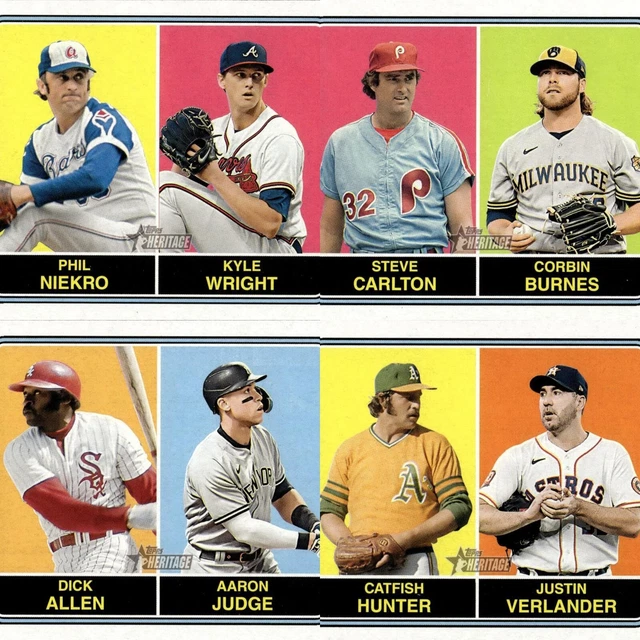 2023 Topps Heritage Then & Now Insert You Pick Complete Your Set