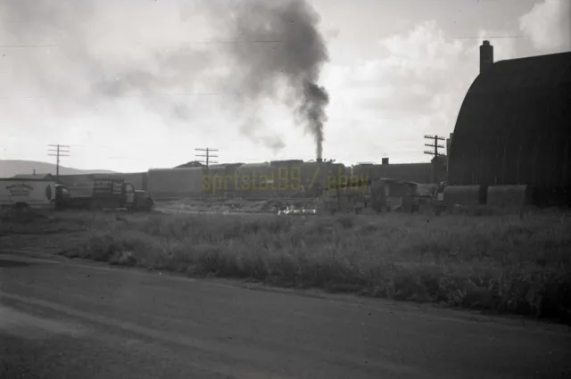 DH Delware & Hudson Steam Locomotive - Oneonta NY - Vintage Railroad Negative