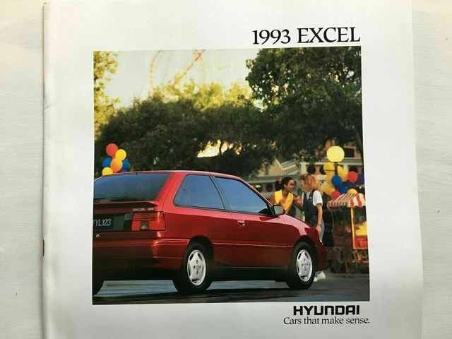 1993 Hyundai Excel Sales Brochure - Loc2-110