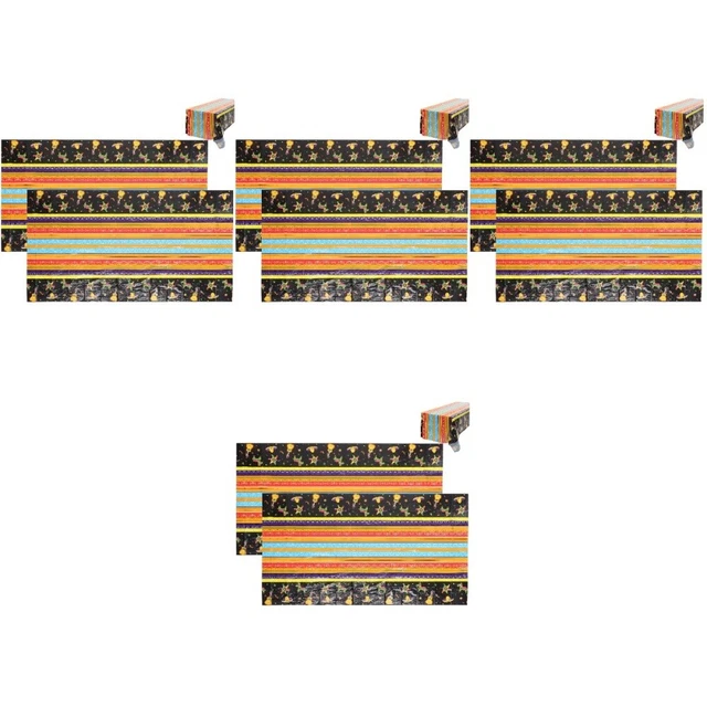 8 un. mantel mexicano de carnaval cubierta de mesa mantel