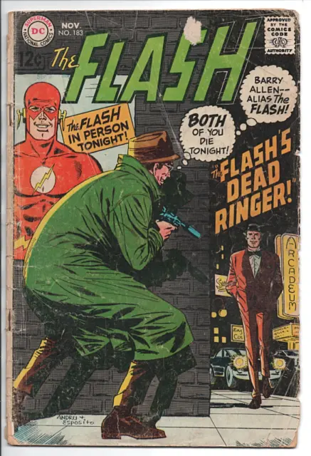 DC Comics The Flash #183 Nov 1968 Silver Age GD