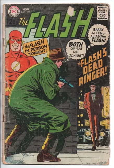 DC Comics The Flash #183 Nov 1968 Silver Age GD