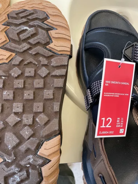 Nike Oneonta Strappy Trail Hike Sandal Gum Medium Brown Men's Size 12 DJ6604-002
