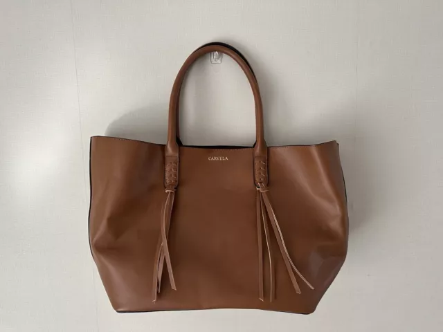CARVELA BY KURT Geiger Danna Winged Tote Multiway Bag Coral Pink Faux Leather 12.00 PicClick UK