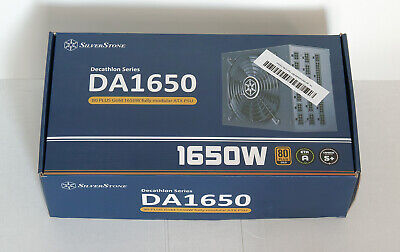 new SilverStone DA1650-G 1650W 80 Plus Gold fully modular power supply PSU