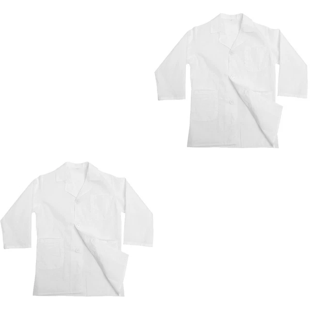 2x Premium Reusable Multi-use Scientist Costume Kids Scientist Costume for Party