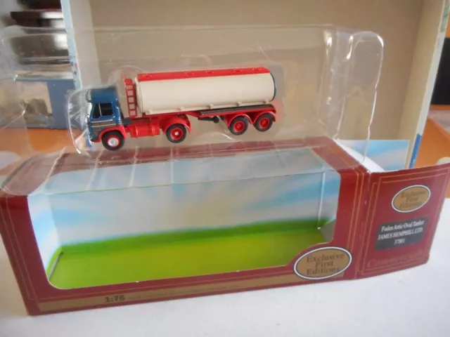 EFE Commercials 37001 Foden Artic Oval Tanker James Hemphill Ltd 1:76 + box