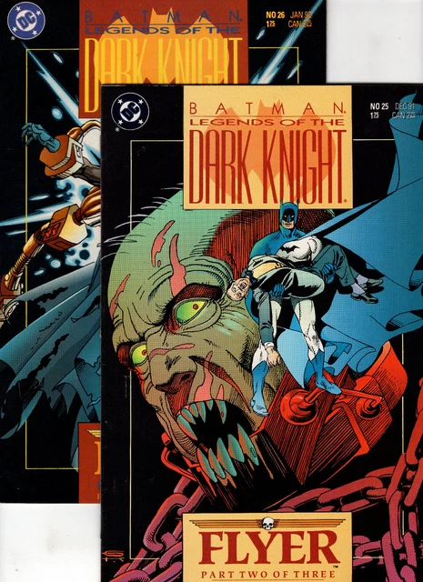 Batman: Legends Of The Dark Knight #25 & #26 (1991 & 1992, DC Comics)
