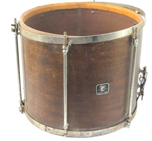 Vintage 20-30's Ludwig Universal Model 15 x 12 Wood Snare Drum, Barn Find #R3621