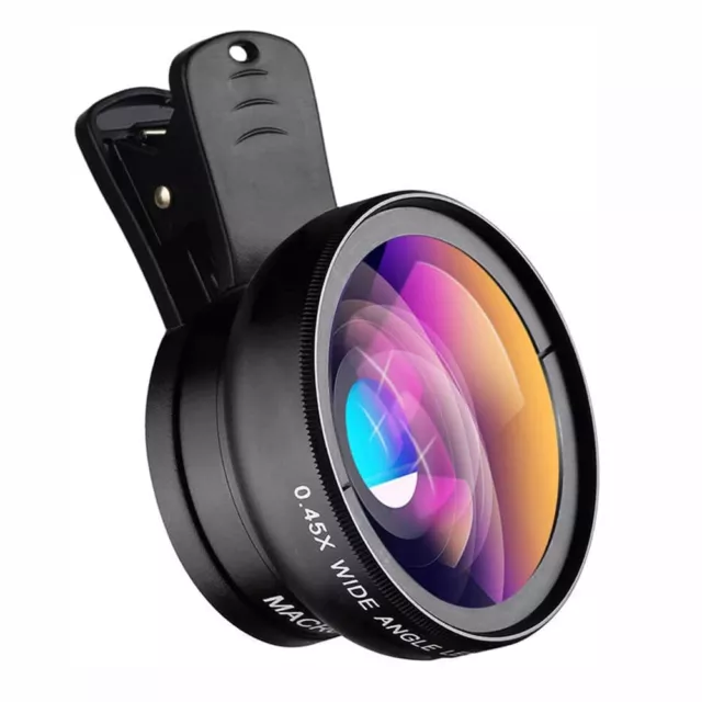 APEXEL 2 in 1 HD Phone Camera Lens Super Wide Angle Macro Mobile Lens For Phone